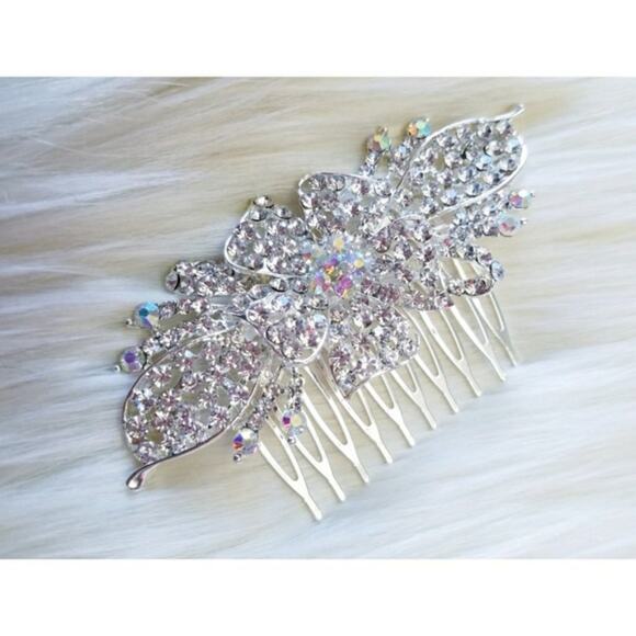 Wedding Bride Rhinestone Hair Comb new - Picture 1 of 2